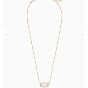 Kendra Scott Elisa Gold Pendant Mother of Pearl